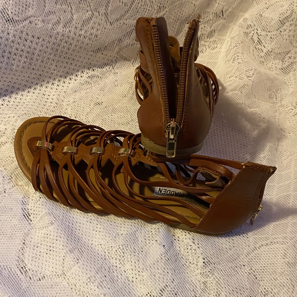 Steve Madden Tan Gladiator Sandals